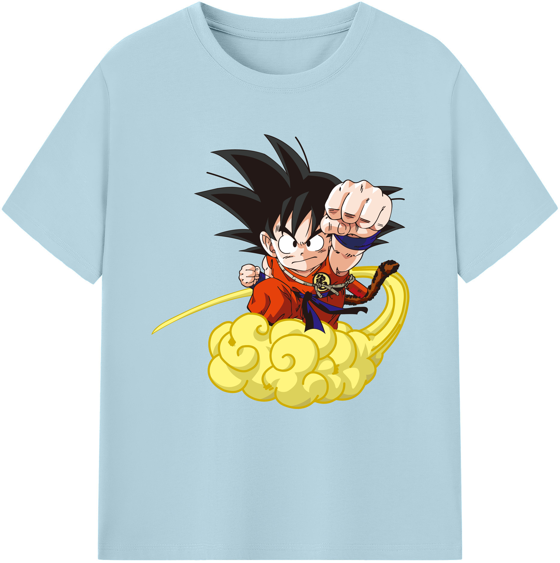 （画像用） ドラゴンボール 孫悟空（そん ごくう）Son Goku カカロット DRAGON BALL Kakarotto 綿100％半袖Tシャツ（フロントプリント）